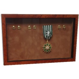 Coffret vitrine pour 4 décorations